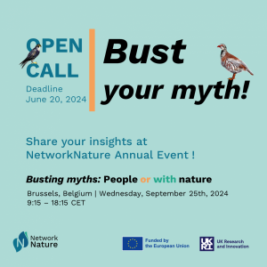 Open call: Bust your myth at the NetworkNature Annual Event