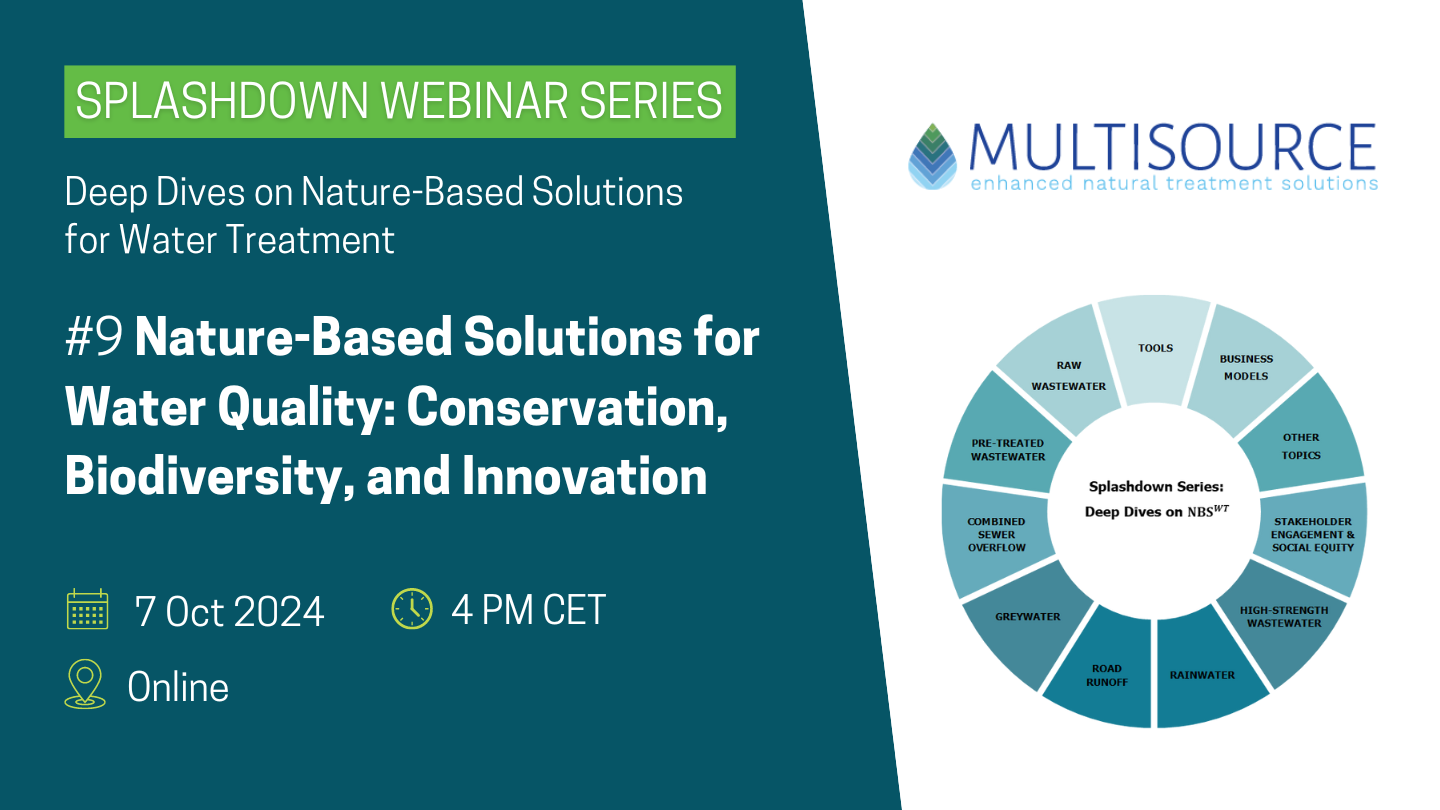 Nature-Based Solutions for Water Quality: Conservation, Biodiversity, and Innovation - Splashdown Webinar