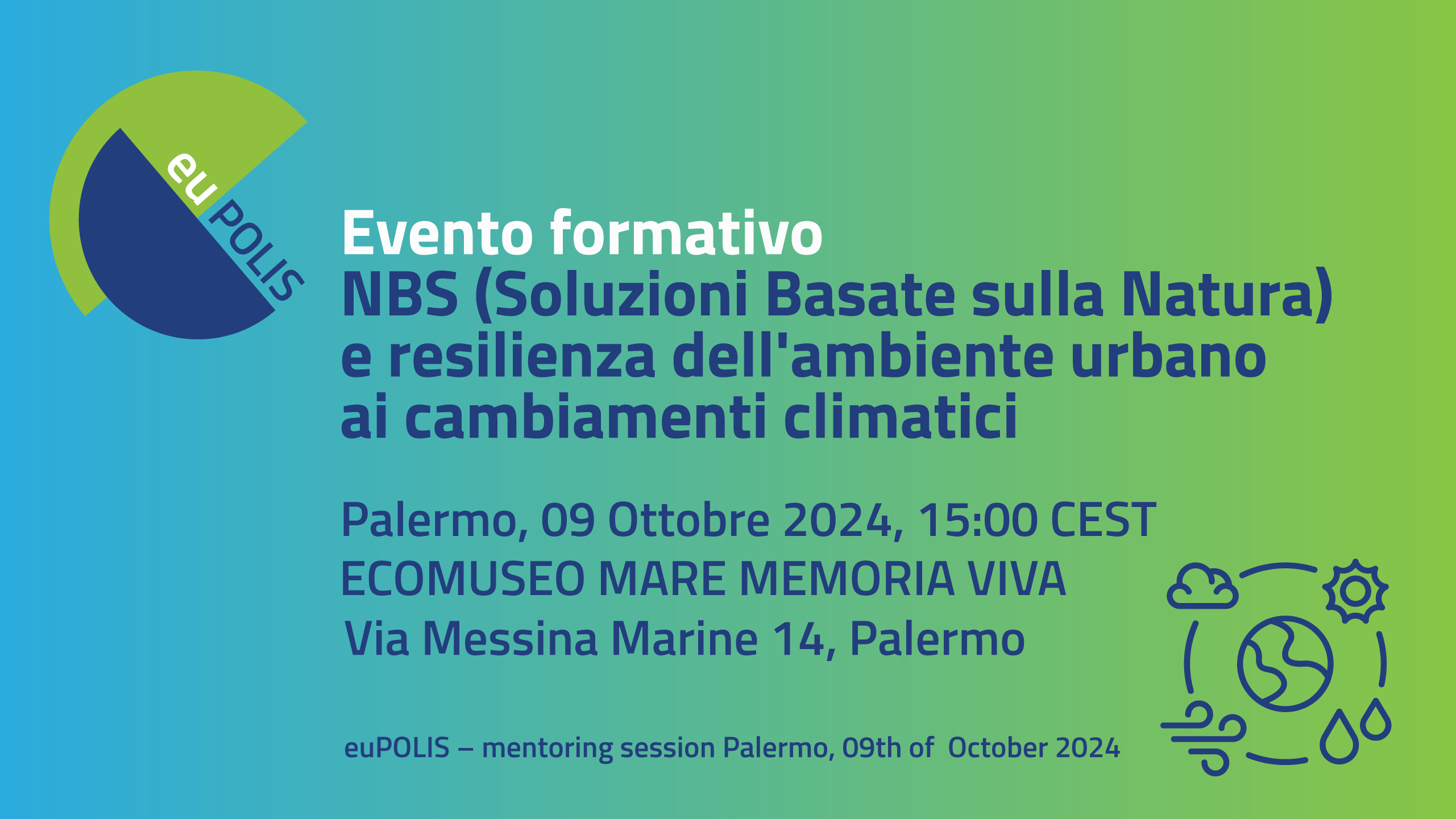 NbS e resilienza dell'ambiente urbano ai cambiamenti climatici