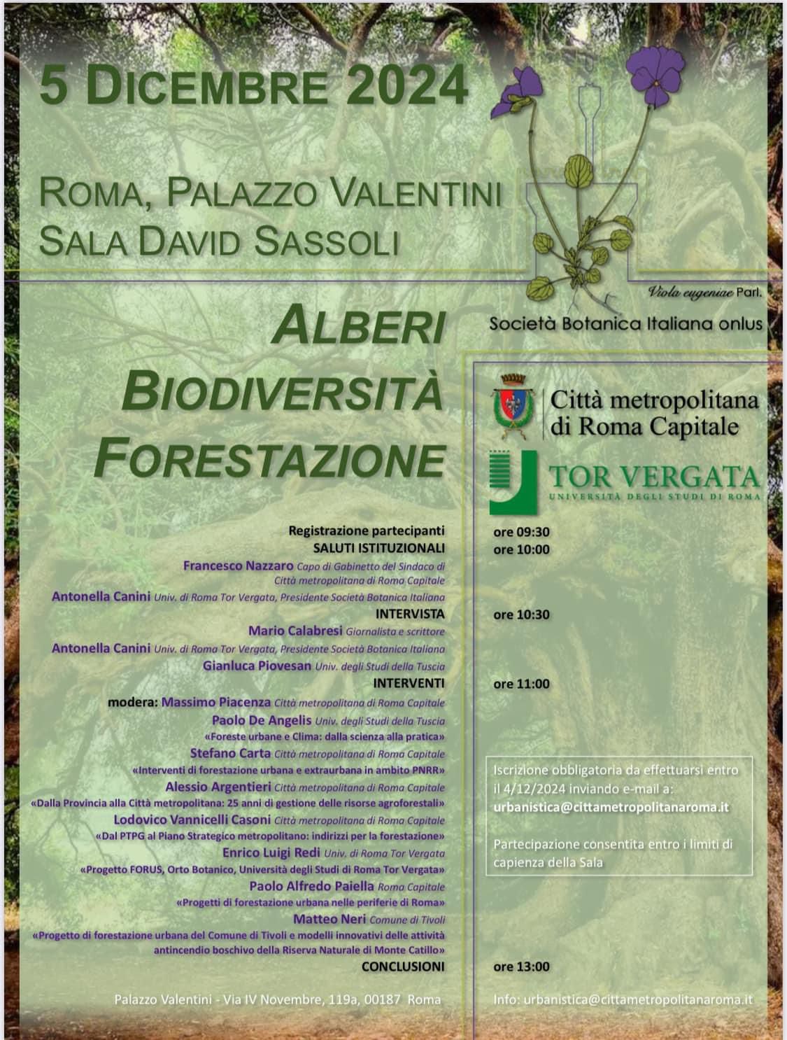 Alberi Biodiversità Forestazione