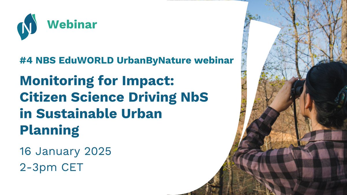 Monitoring for Impact: Citizen Science driving NbS in Sustainable Urban Planning